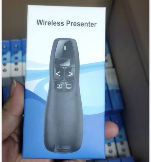 2.4GHz USB Wireless Presenter Red Laser Pen PPT Remote Control with Handheld Pointer for PowerPoint Presentation