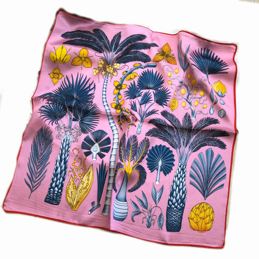 Brand Designer Silk Scarf for Women Luxury Silk Plaid Camellia Headband Pattern Scarf Coconut Tree Pineapple Designer Print Shawl Gifts Fashion Without box
Brand Designer Silk Scarf for Women Luxury Silk Plaid Camellia Headband Pattern Scarf Coconut Tree Pineapple Designer Print Shawl Gifts Fashion Without box
