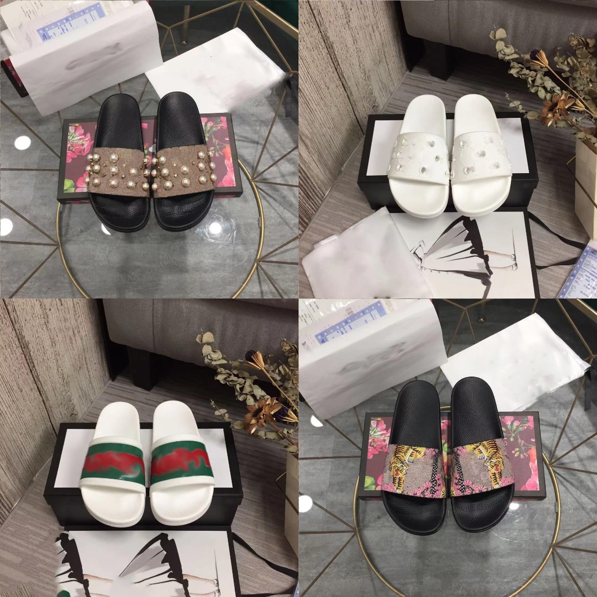 Designer Bloom Slippers Floral Slides Embossing Rubber Slipper Men Womens Flats Sandal Summer Beach Shoes Casual Sliders, 17
Designer Bloom Slippers Floral Slides Embossing Rubber Slipper Men Womens Flats Sandal Summer Beach Shoes Casual Sliders, 17