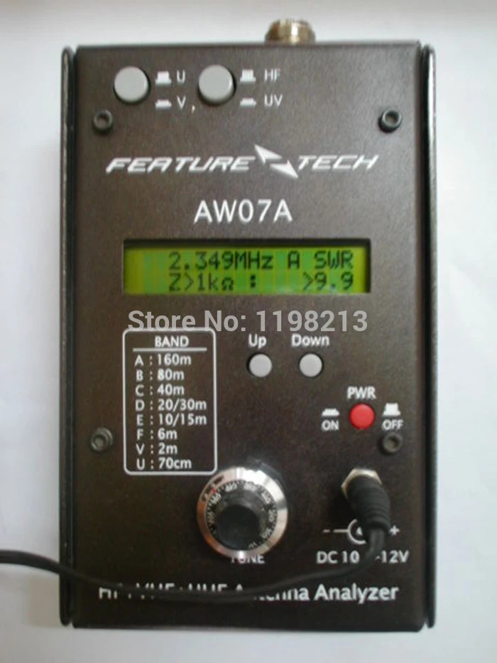 Frequency Meters AW07A HF VHF UHF 160M Impedance SWR Antenna Analyzer for HAM Radio Hobbists DIY Walkie Talkie Two Way Radios
Frequency Meters AW07A HF VHF UHF 160M Impedance SWR Antenna Analyzer for HAM Radio Hobbists DIY Walkie Talkie Two Way Radios