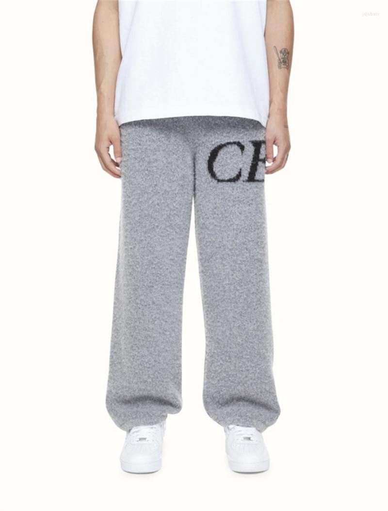 Men' Pants Men Women High Quality Sweatpants Vintage Knit Jacquard Elastic Waist Loose Joggers Cole Buxton Woolen Trousers
Men' Pants Men Women High Quality Sweatpants Vintage Knit Jacquard Elastic Waist Loose Joggers Cole Buxton Woolen Trousers