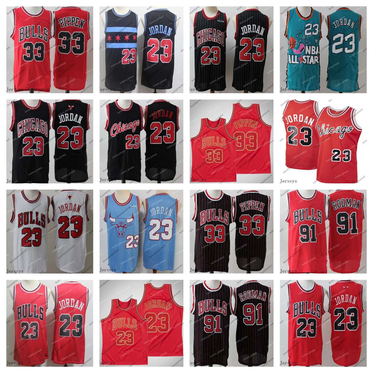 Chicago''Bulls''Men Jersey 23 Michael MJ 91 Dennis Rodman 33 Scottie Pippen North Carolina Markkanen Zach 8 LaVine''NBA''Basketball Jerseys, #1
Chicago''Bulls''Men Jersey 23 Michael MJ 91 Dennis Rodman 33 Scottie Pippen North Carolina Markkanen Zach 8 LaVine''NBA''Basketball Jerseys, #1