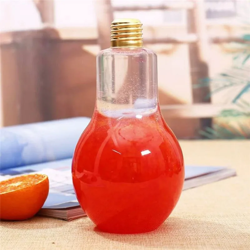 Novelty Lighting LED Glowing Bulb 21 Water Bottle Brief Cute Milk Juice Light Bulbs Leak-proof Gold Plastic Lights Party Gift #35