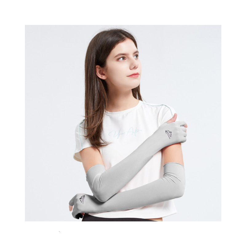 Mittens Sunscreen Gloves Summer ice Silk Sleeves UV Protection Long Summer Outdoor Driving Men Women's Antiultraviolet ice Silk Sleeves 230428