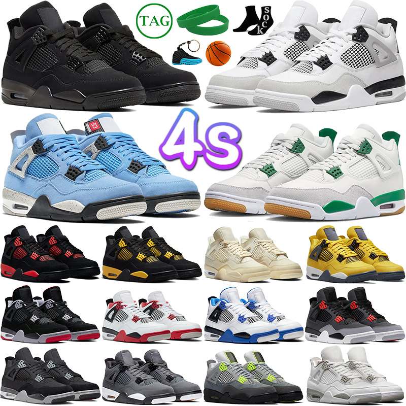 Jumpman 4s Basketball Shoes For Men Women 4 OG Sneakers Pine Green Thunder Military Black Cat Seafoam University Blue Bred Paris Sports Sneaker Womens Mens Trainers, 7 white cement
Jumpman 4s Basketball Shoes For Men Women 4 OG Sneakers Pine Green Thunder Military Black Cat Seafoam University Blue Bred Paris Sports Sneaker Womens Mens Trainers, 7 white cement