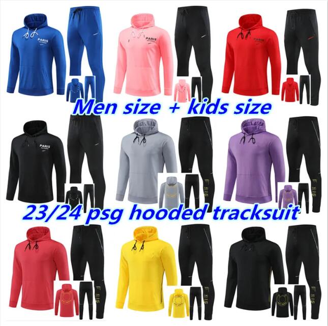 23 24 Paris hooded adult tracksuits training suit psgs chandal 2023 2024 mbappe kit survetement foot tuta jacket Soccer football men and kids hoodie tracksuit
23 24 Paris hooded adult tracksuits training suit psgs chandal 2023 2024 mbappe kit survetement foot tuta jacket Soccer football men and kids hoodie tracksuit