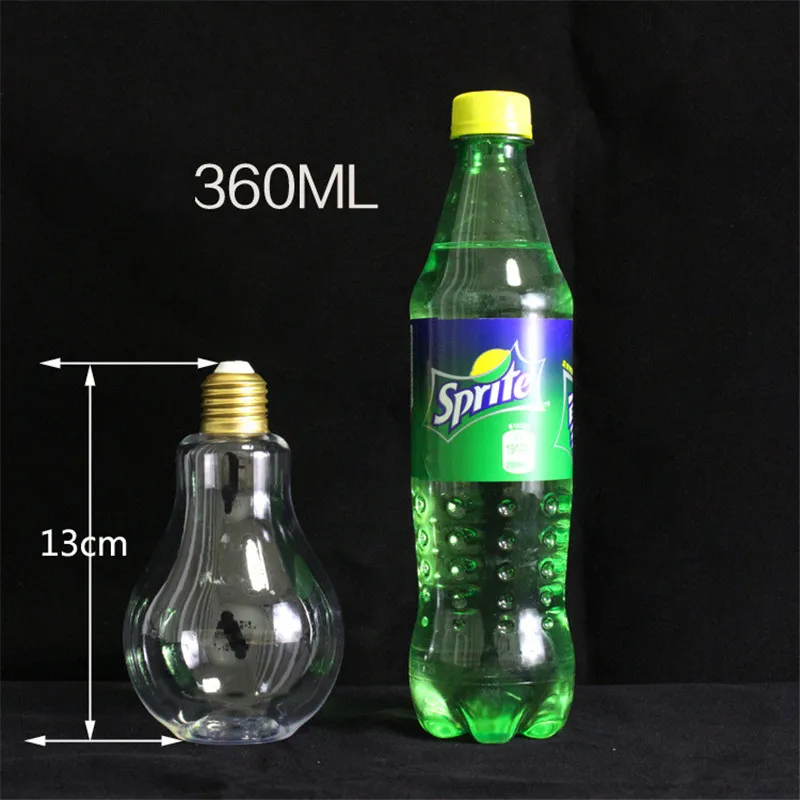Novelty Lighting LED Glowing Bulb 21 Water Bottle Brief Cute Milk Juice Light Bulbs Leak-proof Gold Plastic Lights Party Gift #35