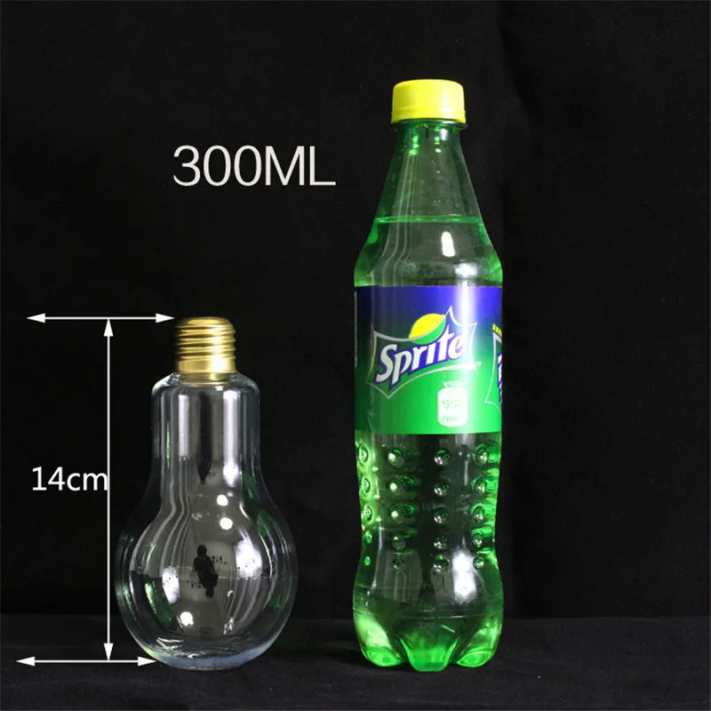 Novelty Lighting LED Glowing Bulb 21 Water Bottle Brief Cute Milk Juice Light Bulbs Leak-proof Gold Plastic Lights Party Gift #35