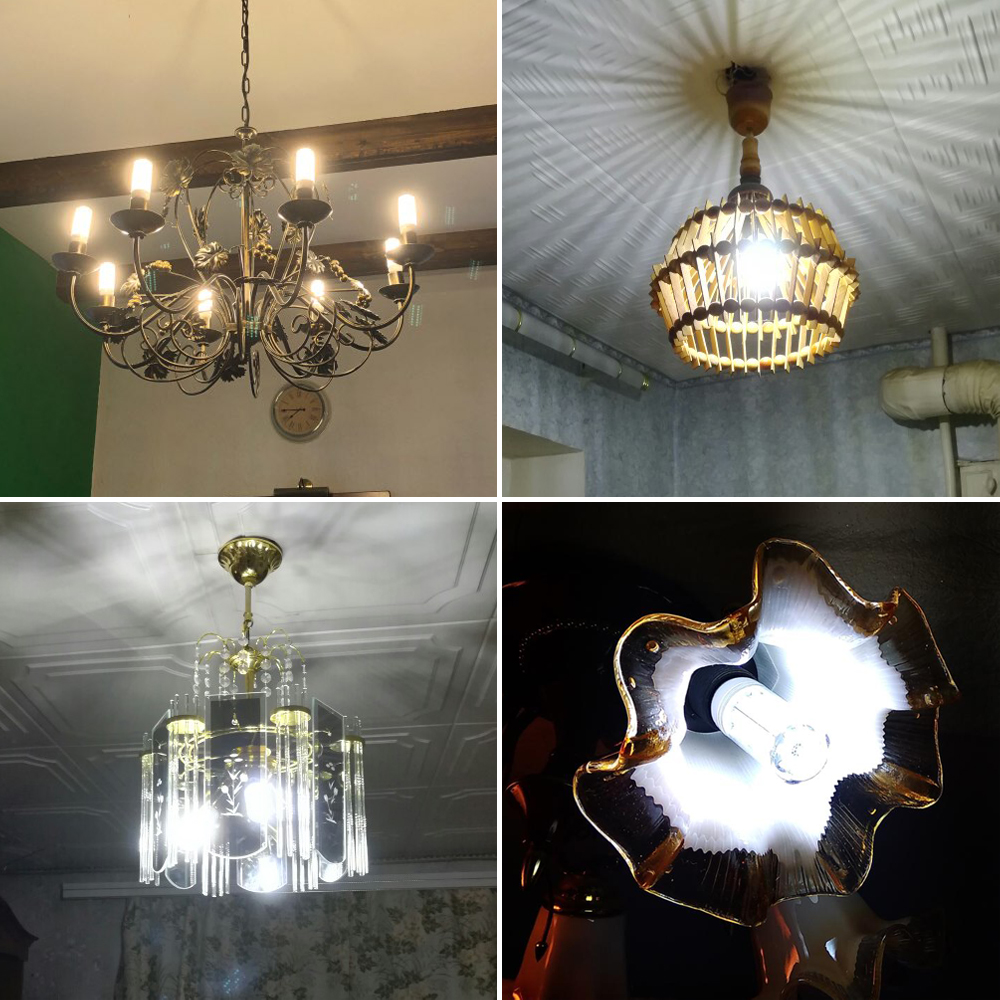E27 GU10 E12 E14 G9 SMD5730 LED Lamp 7W 12W 15W 18W 24W 220V 110V Corn Lights LED Bulbs Chandelier 36 48 56 69 72 LEDs