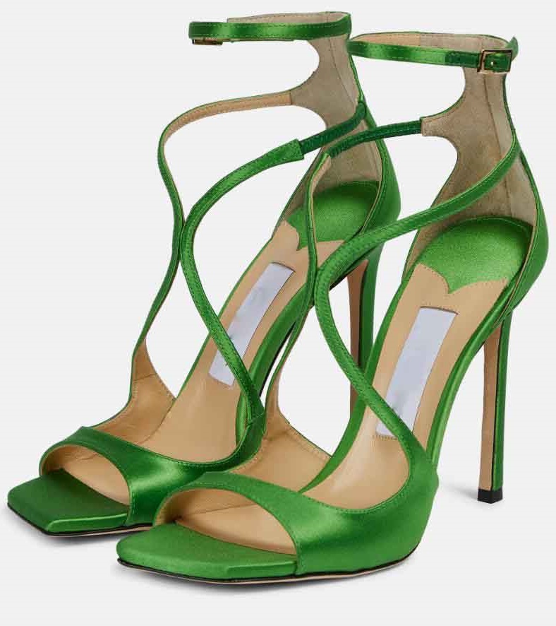 Elegant Women Designer Shoes Azia satin Sandals Black Styles High Heels Leather Pumps Rubber Wedding Party Dress Ladies size 35-44
Elegant Women Designer Shoes Azia satin Sandals Black Styles High Heels Leather Pumps Rubber Wedding Party Dress Ladies size 35-44