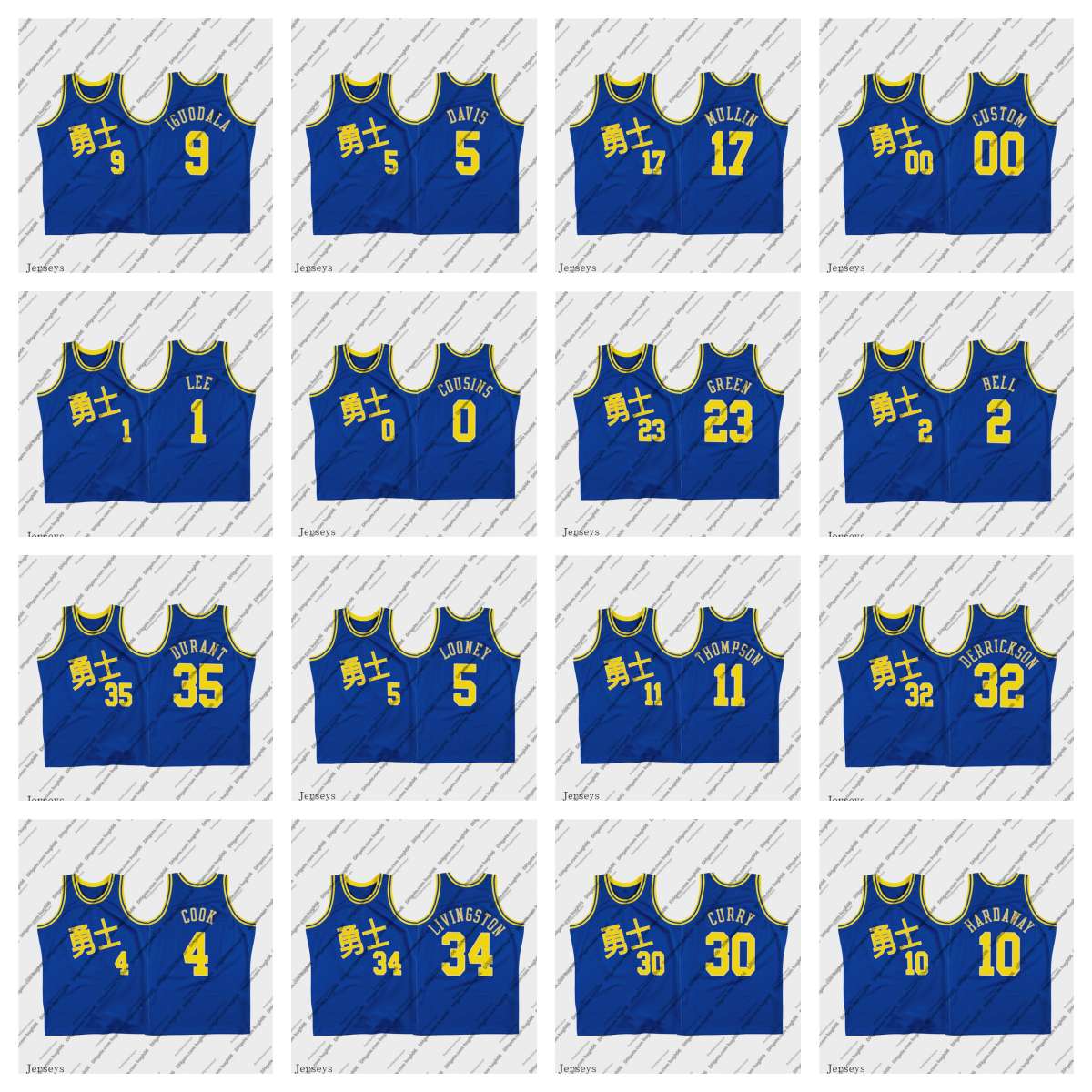 Golden State''Warriors''Men Curry Thompson 23 Green 35 Durant 9 Iguodala 30 Curry Royal Chinese Stephen Klay Draymond Kevin New Year''NBA''Basketball Jerseys, #4
Golden State''Warriors''Men Curry Thompson 23 Green 35 Durant 9 Iguodala 30 Curry Royal Chinese Stephen Klay Draymond Kevin New Year''NBA''Basketball Jerseys, #4
