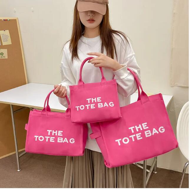1marc the tote bag designer bags luxury handbag women canvas totes Fashion Large Beach Shoulder Crossbody Bags lady travel black purse