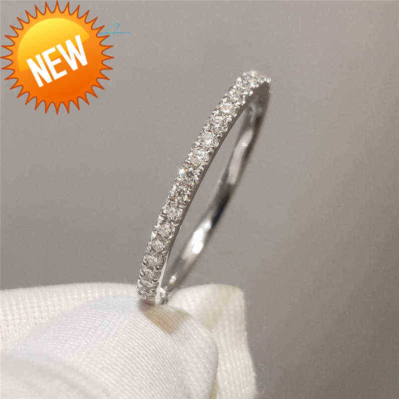 inbeaut 18K White Gold Plated Pass Diamond Test Round Excellent Cut 0.1 ct Micro D Color Moissanite Ring 925 Siver Party Jewelry X220214
inbeaut 18K White Gold Plated Pass Diamond Test Round Excellent Cut 0.1 ct Micro D Color Moissanite Ring 925 Siver Party Jewelry X220214
