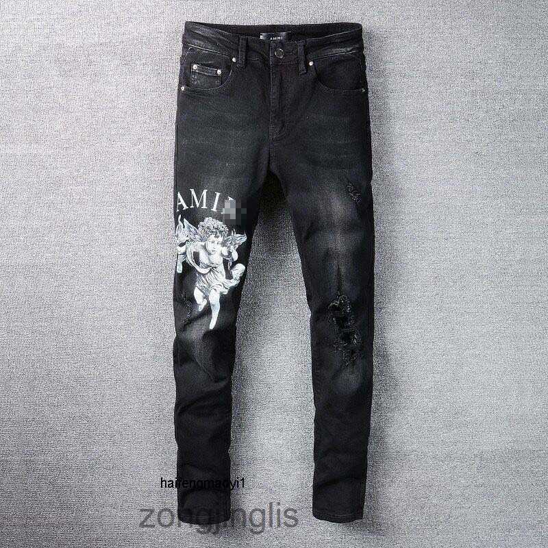 Men Korean winter amirs Jean men's clothing Designers version autumn Jeans high street trendy Pants men Cupid printed letters large jeans pants 0FOO, Black
Men Korean winter amirs Jean men's clothing Designers version autumn Jeans high street trendy Pants men Cupid printed letters large jeans pants 0FOO, Black