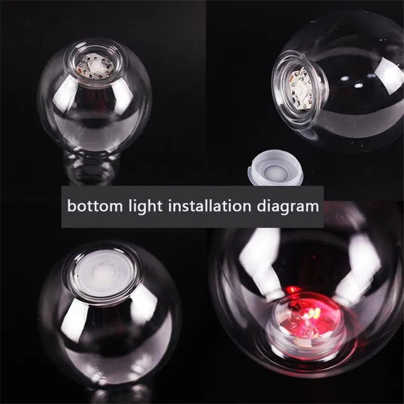 Novelty Lighting LED Glowing Bulb 21 Water Bottle Brief Cute Milk Juice Light Bulbs Leak-proof Gold Plastic Lights Party Gift #35
