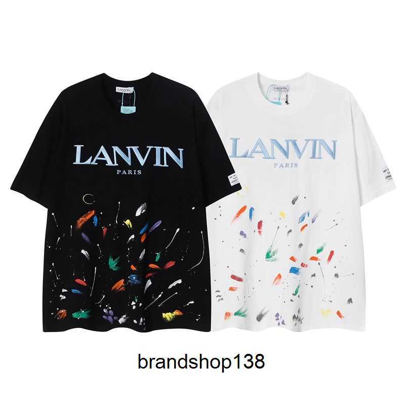 Lavin Men' T-shirts Hand-painted Graffiti Splash Ink Embroidery Loose Round Neck Short Sleeve Versatile Men and Women' Couple T-shirt Fashion Brand, Black
Lavin Men' T-shirts Hand-painted Graffiti Splash Ink Embroidery Loose Round Neck Short Sleeve Versatile Men and Women' Couple T-shirt Fashion Brand, Black