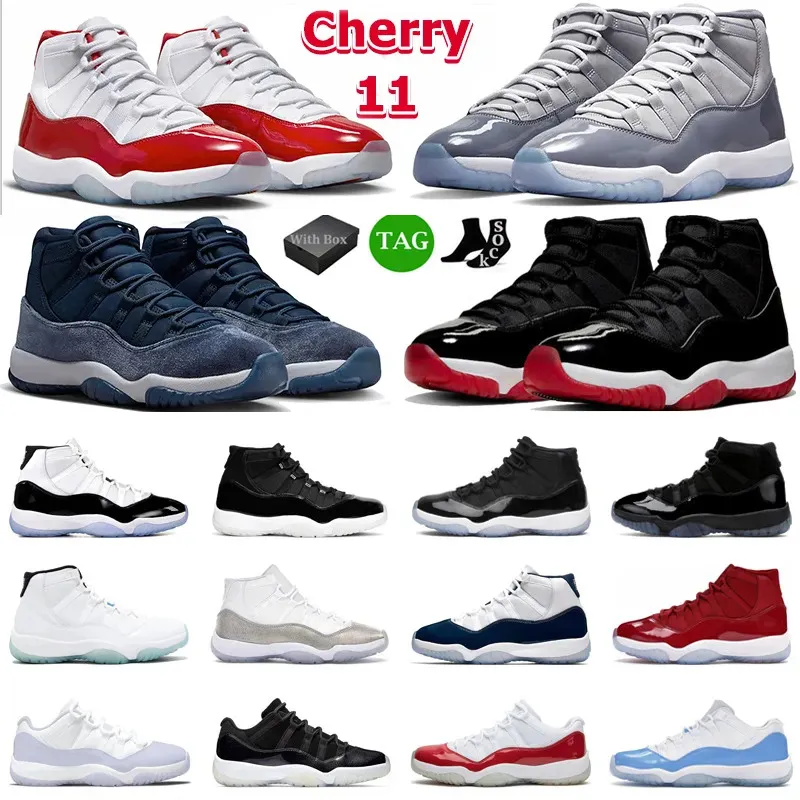 Cheap price With Box 11 Basketball Shoes Men Women 11s Cherry Midnight Navy Velvet Cool Grey 25th Anniversary 72-10 Low Bred Mens Trainers S
Cheap price With Box 11 Basketball Shoes Men Women 11s Cherry Midnight Navy Velvet Cool Grey 25th Anniversary 72-10 Low Bred Mens Trainers S