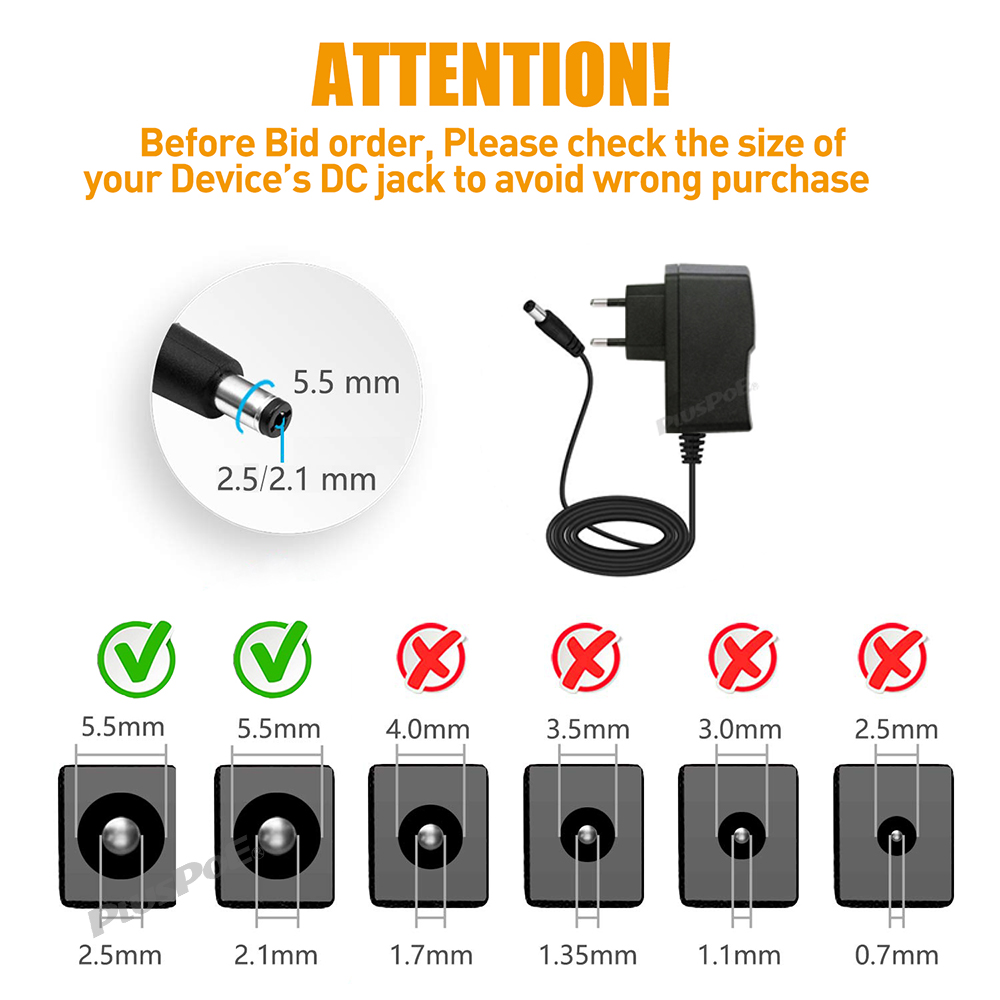 12V 24W EU US Plug Driver Adapter AC 110V 220V to DC 12V 2A 5.5*2.1mm LED Power Supply For LED Strip Lights Transformer Adapter US EU Plugs Connector - view 6