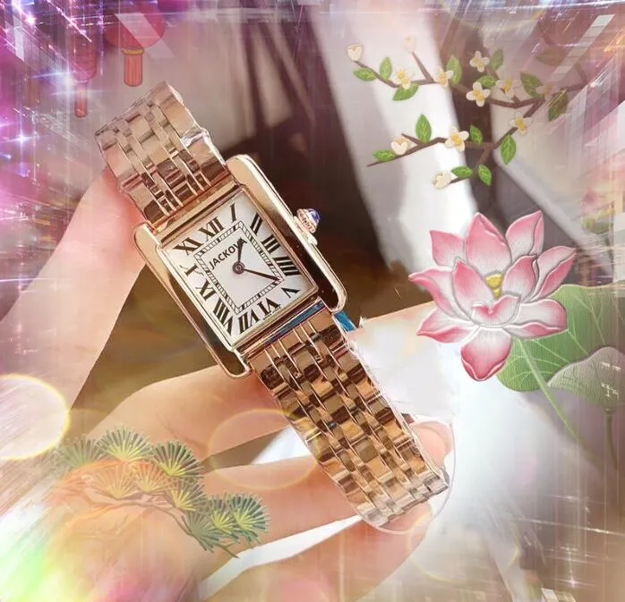 Fashion Women Square Roman Dial Watches Quartz Movement Silver Gold Dress Lady Tank Series Fine Stainless Steel Clock Super Bracelet Wristwatch Montre De Luxe Gifts, As pic
Fashion Women Square Roman Dial Watches Quartz Movement Silver Gold Dress Lady Tank Series Fine Stainless Steel Clock Super Bracelet Wristwatch Montre De Luxe Gifts, As pic