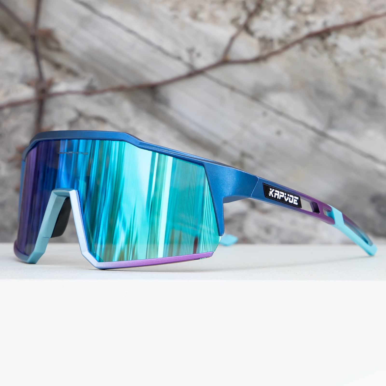 Outdoor Eyewear kapvoe Cycling Sunglasses MTB Bicycle Bike Goggles Pochromic Sunglasses UV400 Polarized Women Man Cycling Glasses Eyewear 230428