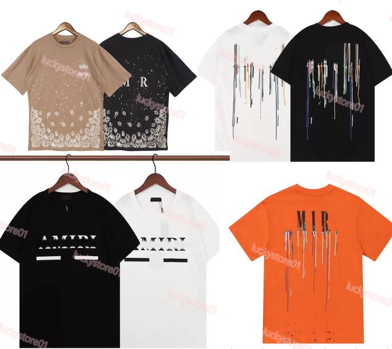 Summer Mens T Shirts Womens Amiris Designer Printed Tops Tees Fashion Man T-shirt Quality Cotton Casual Short Sleeve Luxury Hip Hop Streetwear Tshirts, A111
Summer Mens T Shirts Womens Amiris Designer Printed Tops Tees Fashion Man T-shirt Quality Cotton Casual Short Sleeve Luxury Hip Hop Streetwear Tshirts, A111