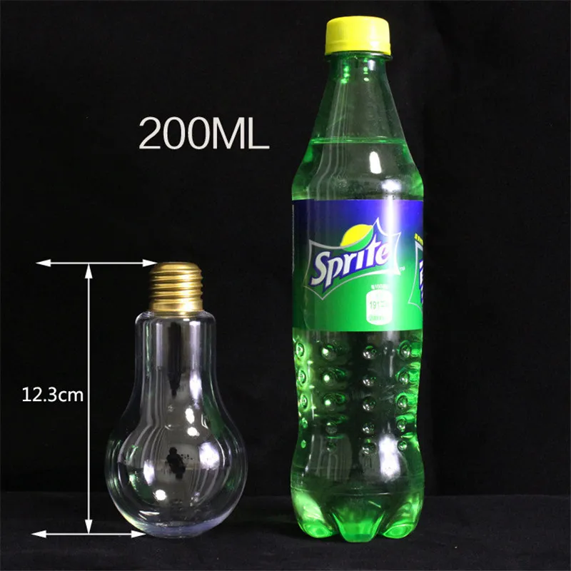Novelty Lighting LED Glowing Bulb 21 Water Bottle Brief Cute Milk Juice Light Bulbs Leak-proof Gold Plastic Lights Party Gift #35