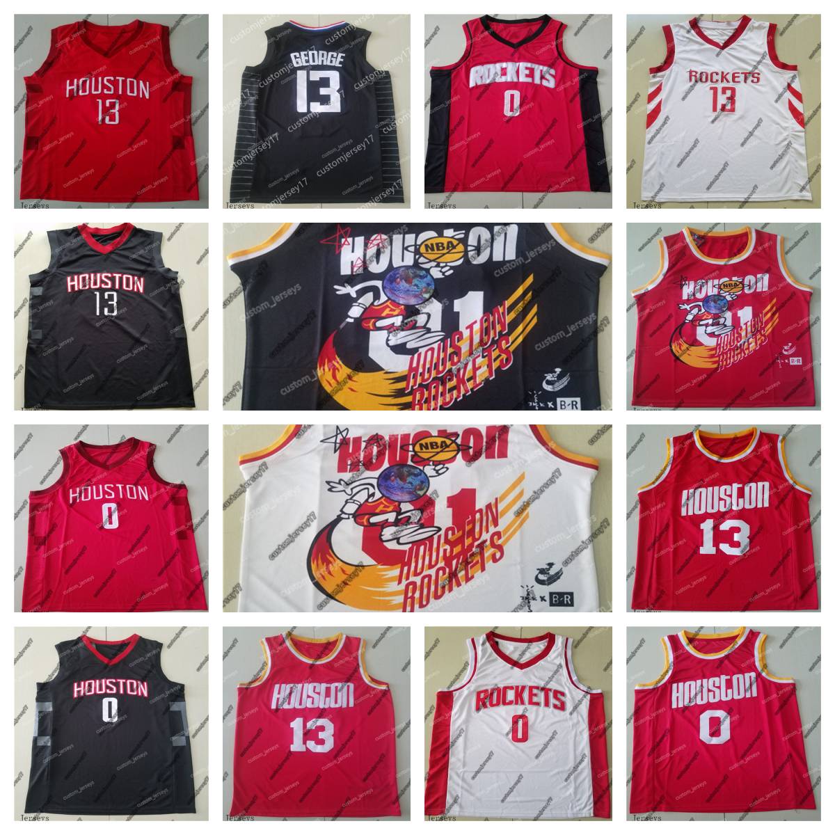 Custom Houston''Rockets''Men Jersey 0 Westbrook 13 Harden 34 Olajuwon High School Russell James College Basketball''NBA''City Jerseys, #5
Custom Houston''Rockets''Men Jersey 0 Westbrook 13 Harden 34 Olajuwon High School Russell James College Basketball''NBA''City Jerseys, #5