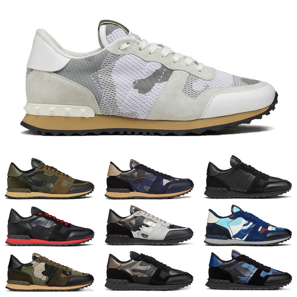 Triple Valentinoity men women Rubber luxury designer shoes Rockrunner stud Sneakers in camouflage mesh fabric Black White Beige mens trainers Jogging Walkin
Triple Valentinoity men women Rubber luxury designer shoes Rockrunner stud Sneakers in camouflage mesh fabric Black White Beige mens trainers Jogging Walkin