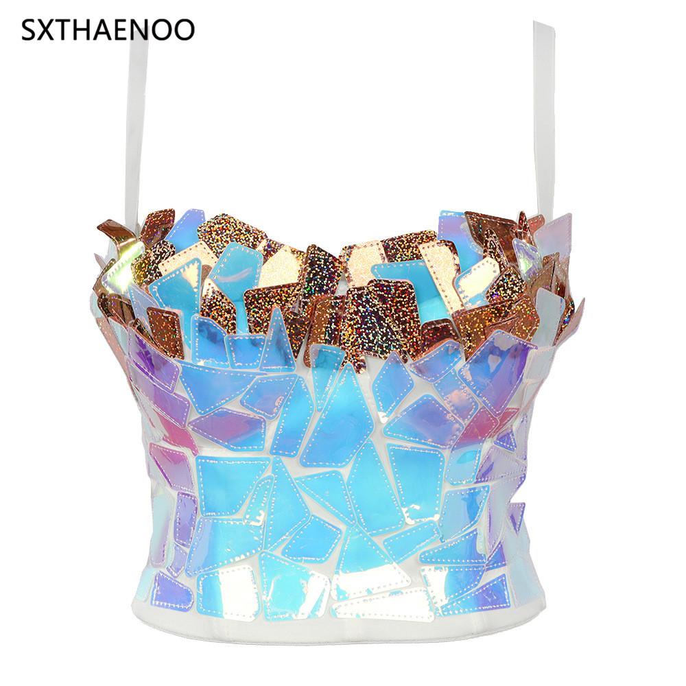 T-Shirt SXTHAENOO 2022 Sexy Shiny Sequins Women Camis Cropped Nightclub Party Show Winter Corset Crop Top Bustier Bra, Black
T-Shirt SXTHAENOO 2022 Sexy Shiny Sequins Women Camis Cropped Nightclub Party Show Winter Corset Crop Top Bustier Bra, Black