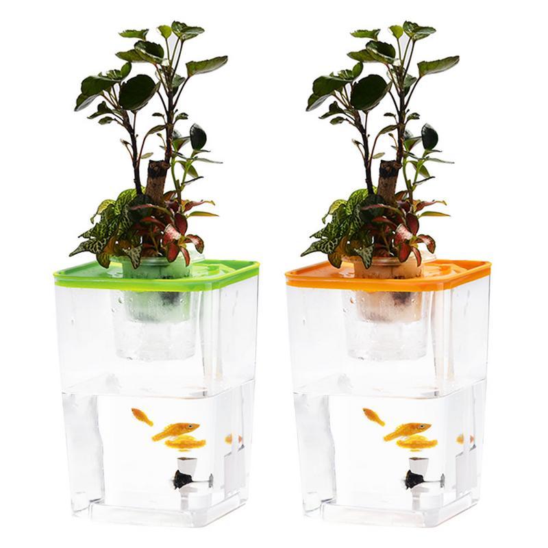 Decorations Acrylic Fish Tank Fish Vegetables Symbiotic Free Water Desktop Aquarium Office Desk Transparent Fish Bowl Originality
Decorations Acrylic Fish Tank Fish Vegetables Symbiotic Free Water Desktop Aquarium Office Desk Transparent Fish Bowl Originality