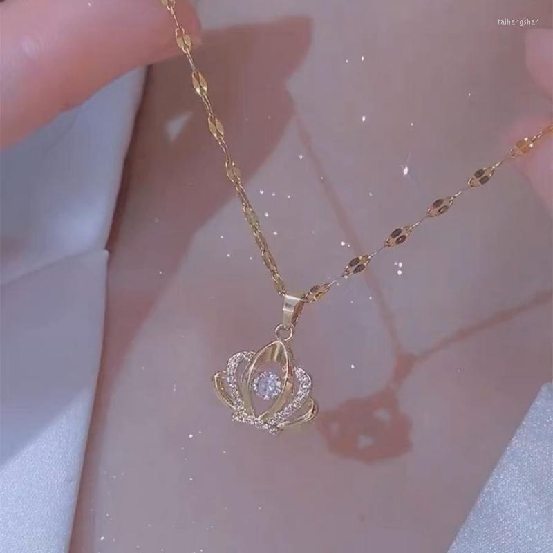 Pendant Necklaces Zircon Crown Necklace For Women Elegant Choker Collares Valentine's Day Gift Jewelry Bijoux Ladies
Pendant Necklaces Zircon Crown Necklace For Women Elegant Choker Collares Valentine's Day Gift Jewelry Bijoux Ladies