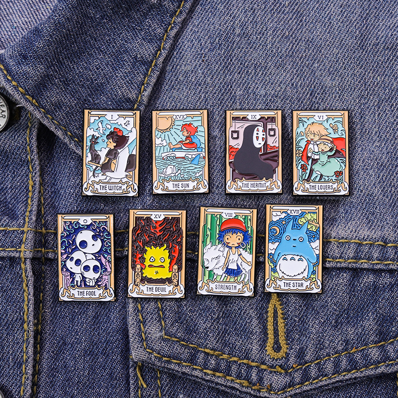 childhood characters brooch sun hermit witch strength star devil louers fool brooch pin badge anime accessory, Mixed colors
childhood characters brooch sun hermit witch strength star devil louers fool brooch pin badge anime accessory, Mixed colors
