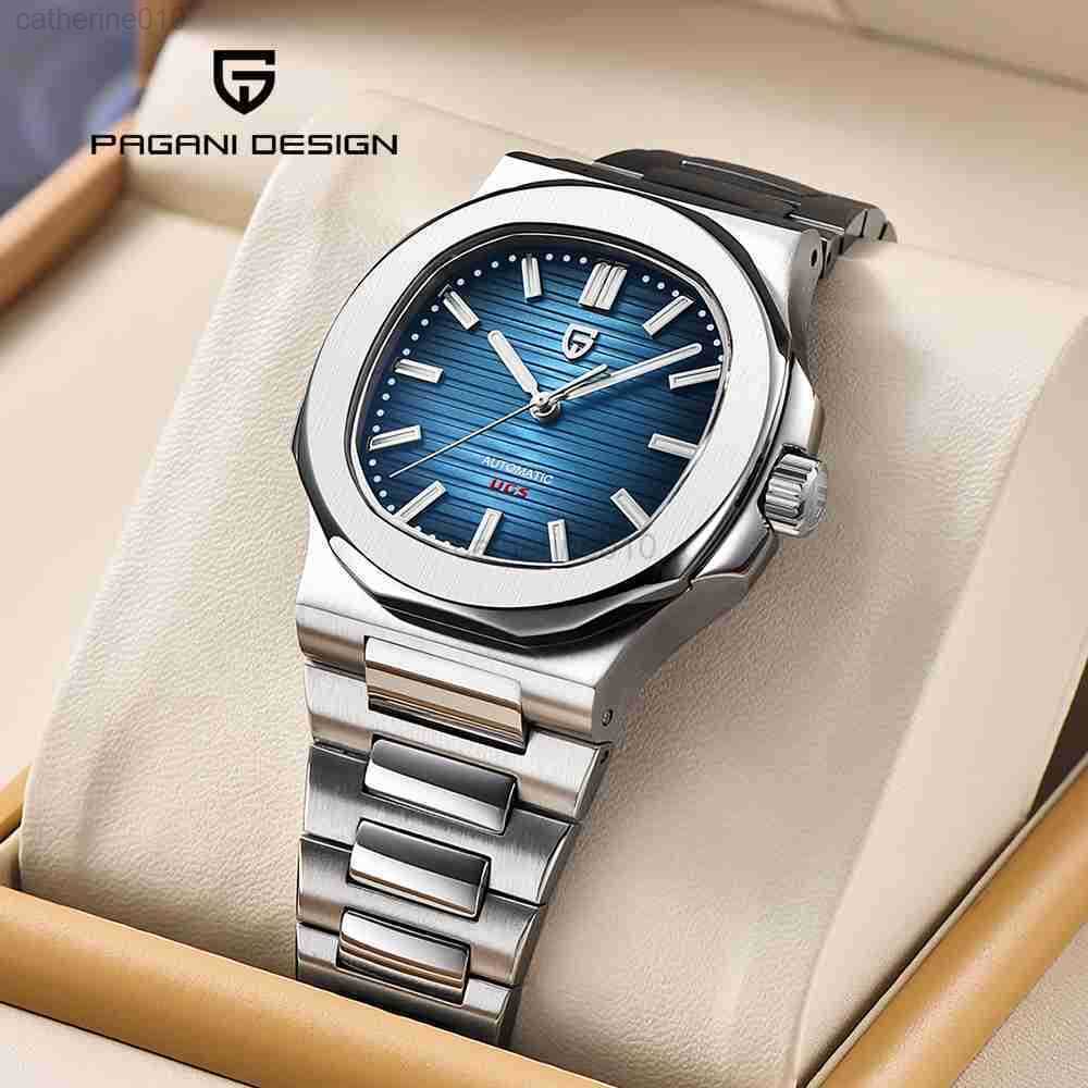 Wristwatches PAGANI DESIGN 40MM Sapphire Seagull ST6 Mechanical Stainless Steel Men's Automatic Winding Waterproof Relogio Masculino G230502, White1
Wristwatches PAGANI DESIGN 40MM Sapphire Seagull ST6 Mechanical Stainless Steel Men's Automatic Winding Waterproof Relogio Masculino G230502, White1
