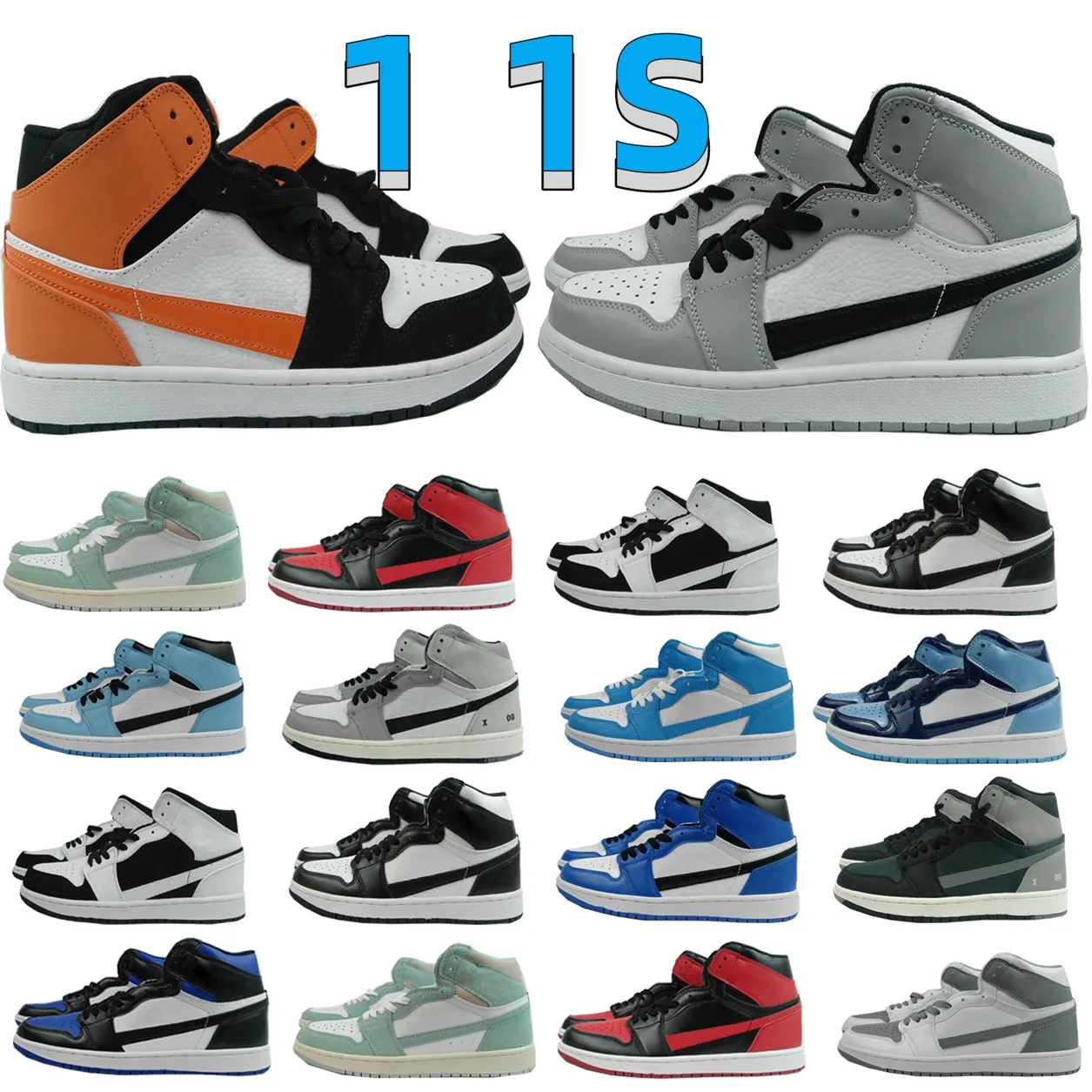 Bicycle Shoes Bicycle Shoes Jumpman 1 1s High Basketball Shoes Mens Casual Sneakers Workout Trainers Green Black White Lace-up Outdoor
Bicycle Shoes Bicycle Shoes Jumpman 1 1s High Basketball Shoes Mens Casual Sneakers Workout Trainers Green Black White Lace-up Outdoor