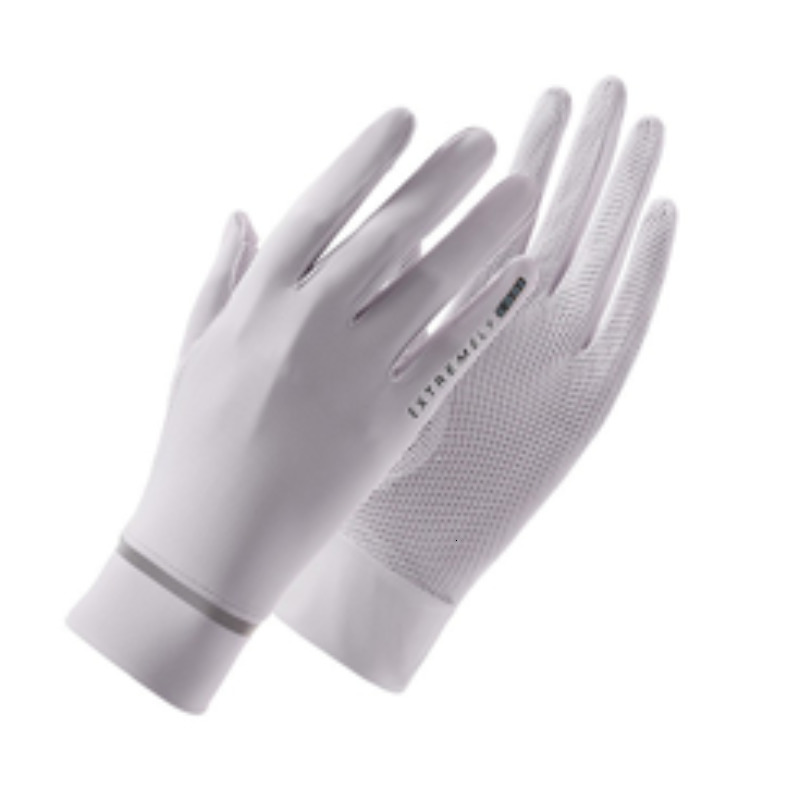 Mittens Summer UV Protection Gloves Quick Dry Sunscreen Gloves Cool Fabric Driving Cycling Antislip UPF50 Antiuv Gloves 230428