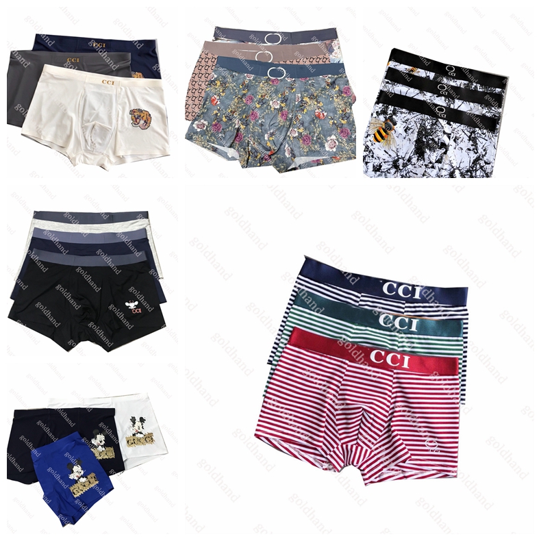 Classic Mens Boxers Designer Fashion Brand Underpants Summer Casual Breathable Soft Sexy Men Underwear 3pce/Box, As pic
Classic Mens Boxers Designer Fashion Brand Underpants Summer Casual Breathable Soft Sexy Men Underwear 3pce/Box, As pic