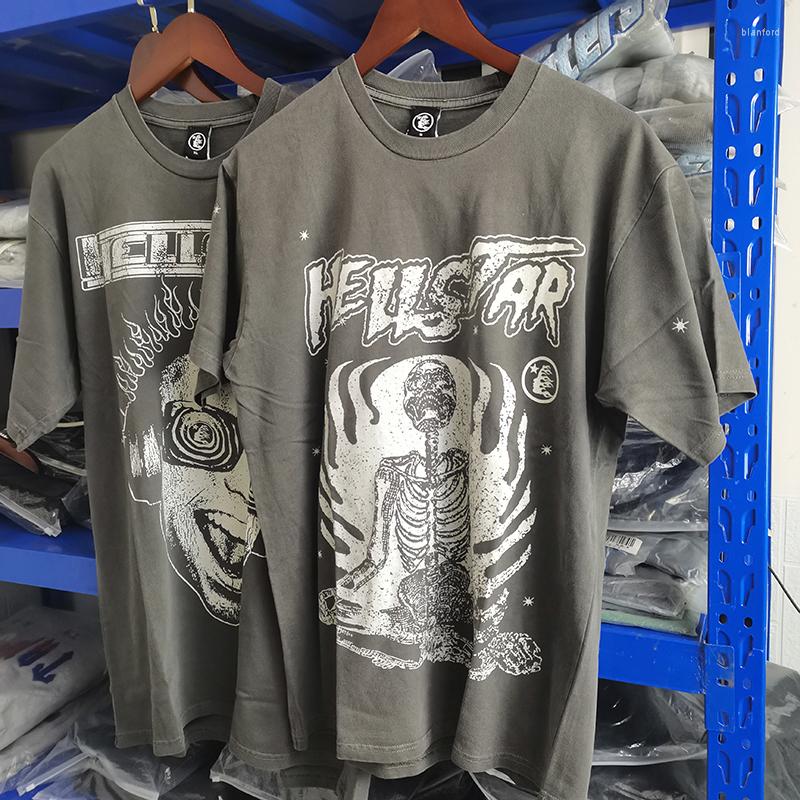 Men' T Shirts Real High Quality Summer Oversized Shirt Hellstar Studios Rage Wash Grey Heavy Craft Men Women Pure Cotton
Men' T Shirts Real High Quality Summer Oversized Shirt Hellstar Studios Rage Wash Grey Heavy Craft Men Women Pure Cotton