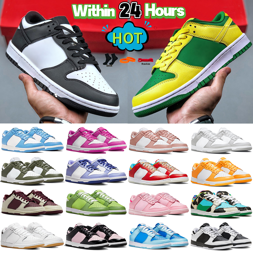 Designer Running shoes white black panda gum reverse brazil triple pink grey fog UNC Rose Whisper Valentines Day low jogging outdoor mens womens dunkes sneakers, 01 white black panda
Designer Running shoes white black panda gum reverse brazil triple pink grey fog UNC Rose Whisper Valentines Day low jogging outdoor mens womens dunkes sneakers, 01 white black panda