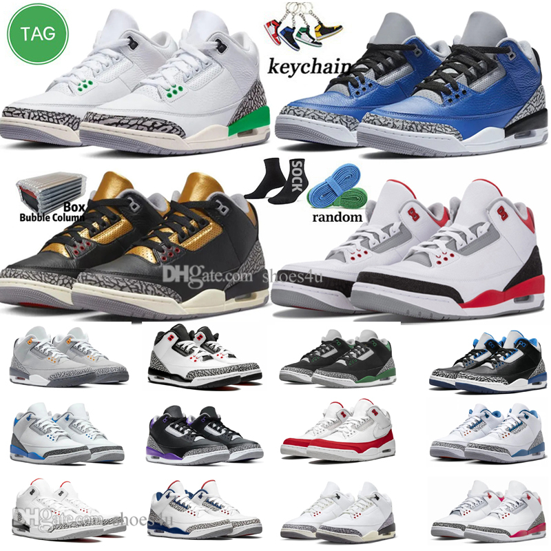 3 Basketball Shoes for Men Women 3s Lucky Green Pine Black White Cement Reimagined True Racer Blue Fire Red Cyber Monday Tinker Mens Womens Trainers Sports Sneakers, Color-42
3 Basketball Shoes for Men Women 3s Lucky Green Pine Black White Cement Reimagined True Racer Blue Fire Red Cyber Monday Tinker Mens Womens Trainers Sports Sneakers, Color-42