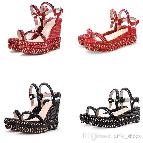 with box 2023 designer christians red-bottoms shoes Women Designers Sexy Wedge Platform Sandal High Heels s Shoes Braided Spikes Rivets NEu
with box 2023 designer christians red-bottoms shoes Women Designers Sexy Wedge Platform Sandal High Heels s Shoes Braided Spikes Rivets NEu