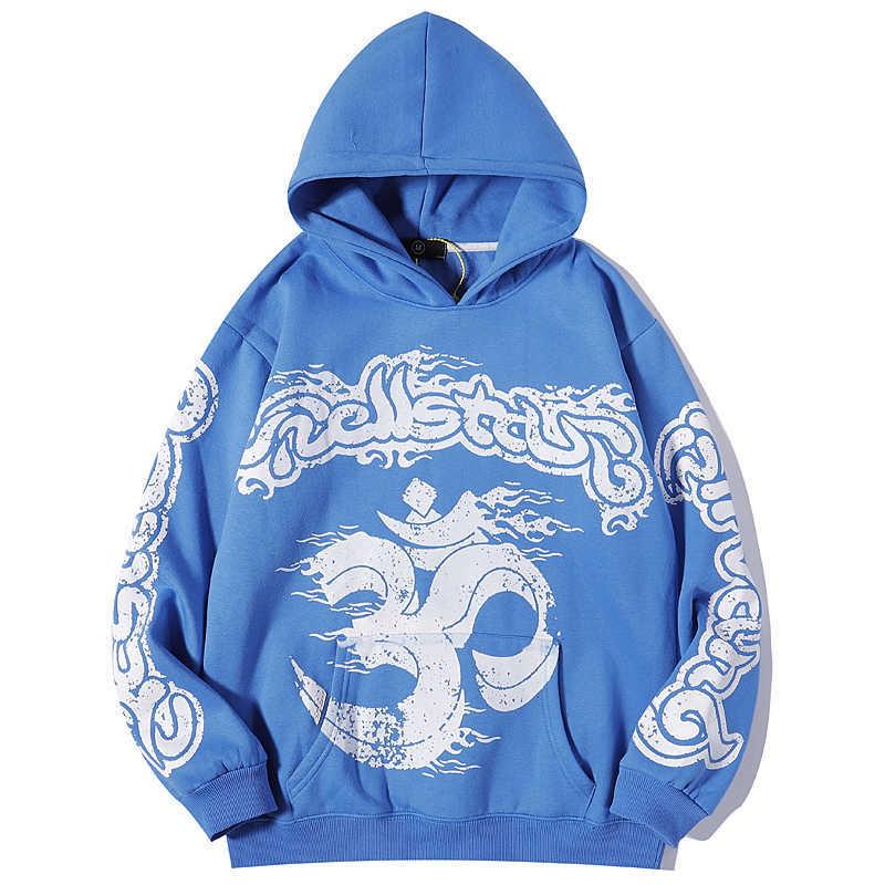 Men's Hoodies Sweatshirts High Street Hellstar Fleece Mens Hooded Hoodies Harajuku Stranger Things Oversize Lose Sweatshirtss Loose Hip Hop Hoody H1009, Blue
Men's Hoodies Sweatshirts High Street Hellstar Fleece Mens Hooded Hoodies Harajuku Stranger Things Oversize Lose Sweatshirtss Loose Hip Hop Hoody H1009, Blue