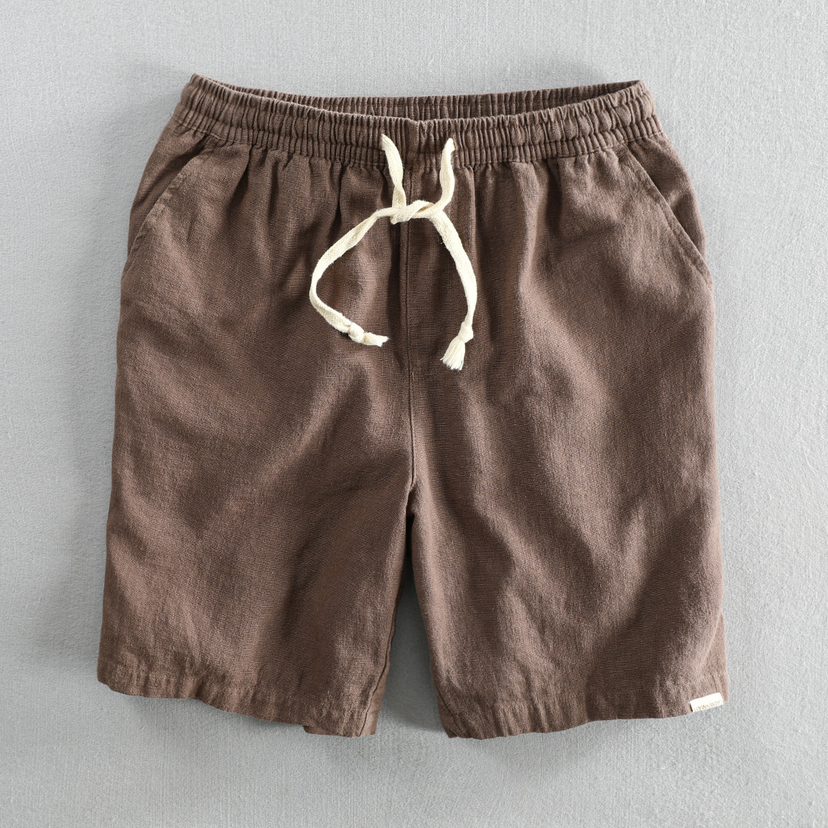 Men's Shorts Men Summer 100% Linen Shorts Japan Candy Color Beach Holiday Home Male Simple Casual Slim Fit Harajuku Soft Thin Shorts Pants 230503