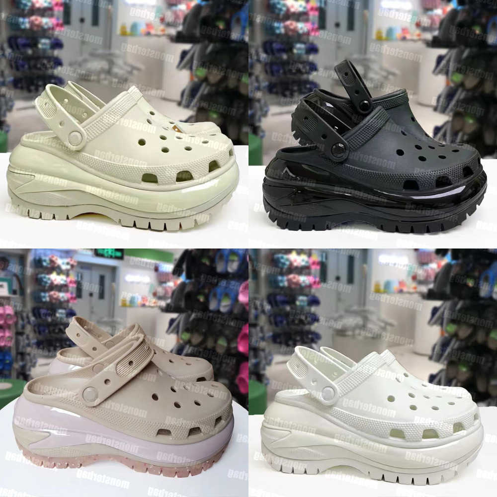 Designer Sandal Mega Crush Clogs Platform Croc Sandals Beach Waterproof Women Men Rubber Slippers Mules Outdoor Slides Lady Cute Slip On, Color 1
Designer Sandal Mega Crush Clogs Platform Croc Sandals Beach Waterproof Women Men Rubber Slippers Mules Outdoor Slides Lady Cute Slip On, Color 1