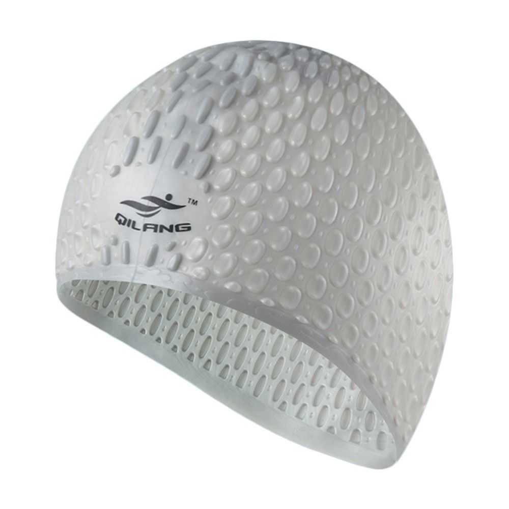 Swimming caps Fashion Adults 3D Ergonomic Design Spa Silicone Waterproof Swim Pool Hat Swimming Cap J230502