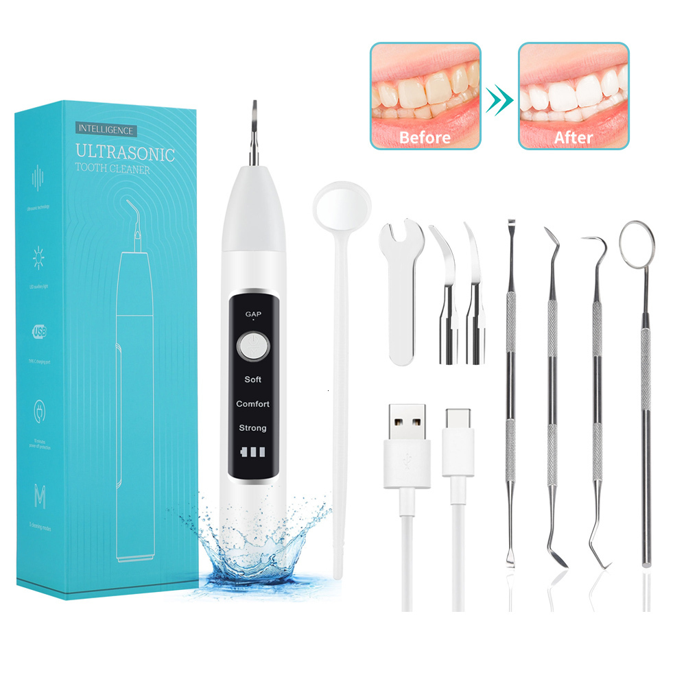 Other Oral Hygiene Ultrasonic Dental Electric Teeth Cleaner Calculus Tartar Remover High Frequency Sonic Vibration Tooth Cleaning Whitening 230503