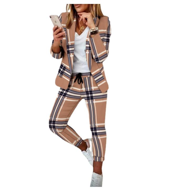 Burbrerys Spring Autumn Long Sleeve Tracksuits Outfits Sexy Solid Office apes Lady Chain Print Coat Two Pice Sets Notched Collar Top Blazer and Long Pants Suit, 02
Burbrerys Spring Autumn Long Sleeve Tracksuits Outfits Sexy Solid Office apes Lady Chain Print Coat Two Pice Sets Notched Collar Top Blazer and Long Pants Suit, 02