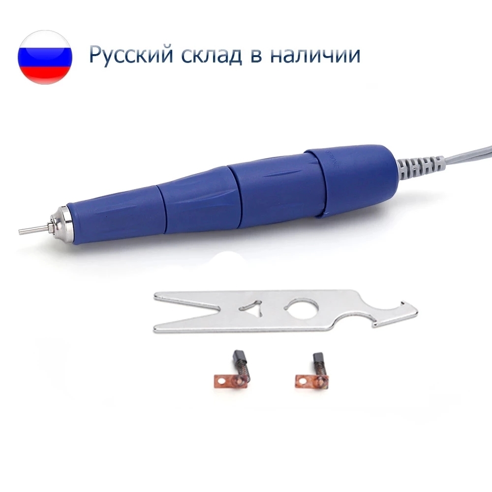 Nail Art Equipment Strong 210 Nail Drill Handle Manicure Machine 35000RPM 105L Electric Nail Drill Handpiece Pedicure Bit File Polish Nail Art Tool 23