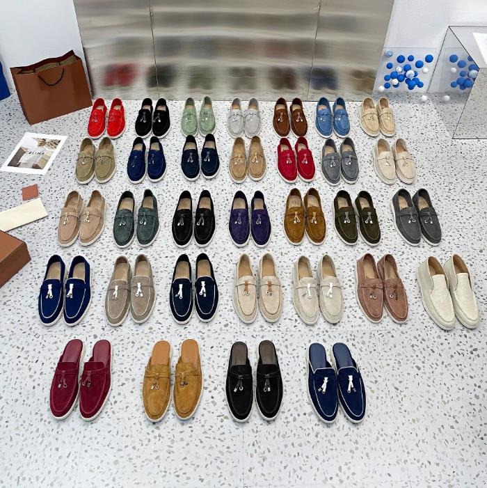Designer Loro Piana Walk Charms Embellished Casual Shoes LoroPiana Men Suede Loafers Couple Shoe Genuine Leather Flat For Men flat Dress Sneakers, Color 3
Designer Loro Piana Walk Charms Embellished Casual Shoes LoroPiana Men Suede Loafers Couple Shoe Genuine Leather Flat For Men flat Dress Sneakers, Color 3