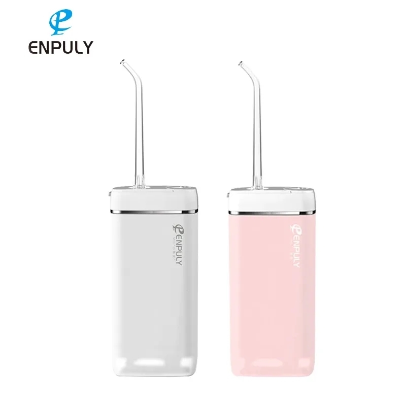 Other Oral Hygiene ENPULY Oral Irrigator M6 Plus 140ML Portable Dental Water Jet Bucal Ultrasonic For Tooth Cleaner HBraces Waterpulse Tooth 230503
