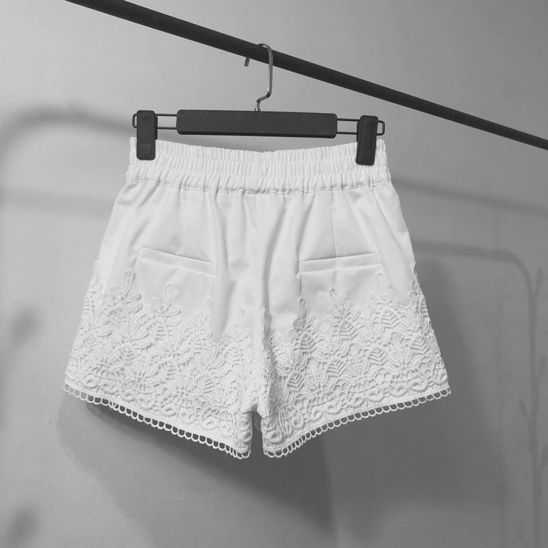 Women's Shorts Spring Summer Lace Shorts Women Clothes Casual Harajuku High Waist Mini Shorts Feminino Loose Straight Wide Leg Shorts Q4014 23050